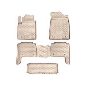 INFINITI QX56 Floor Mats - Omac - Rubber TPE - Beige - 2010